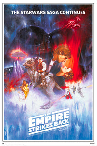 grupo erik gpe5689 star wars classic el imperio contrataca poster 61x91.5cm | Yourdecoration.com