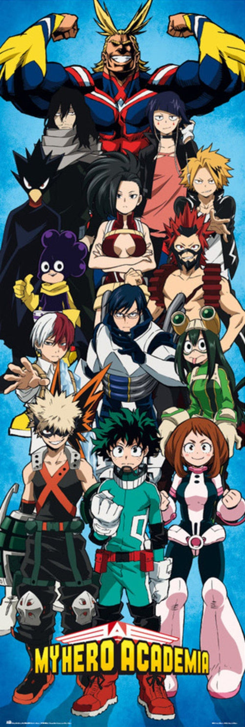 Grupo Erik Ppge8096 My Hero Academia All Characters Poster 53x158cm | Yourdecoration.com