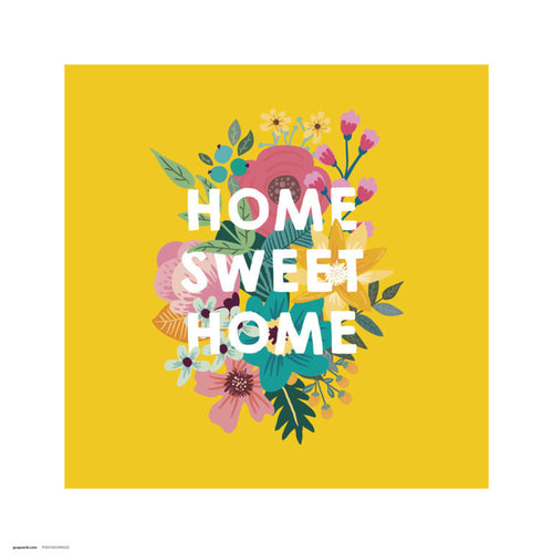 Grupo Erik Loreak Home Sweet Home Art Print 30x30cm | Yourdecoration.com