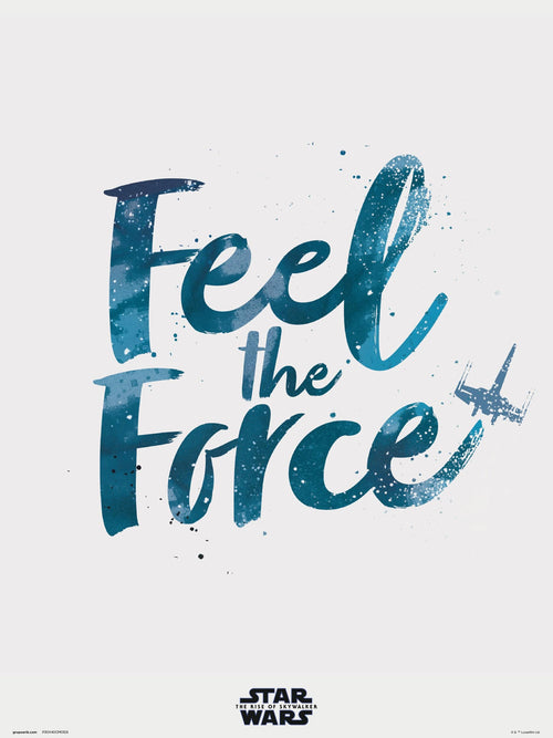 Grupo Erik Star Wars Episode Ix Feel The Force Art Print 30x40cm | Yourdecoration.com