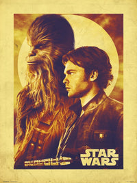 Grupo Erik Star Wars Solo Han And Chewie Art Print 30x40cm | Yourdecoration.com