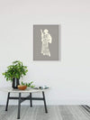 Komar Star Wars Silhouette Quotes Leia Art Print 40x50cm Sfeer | Yourdecoration.com