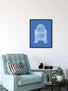 Komar Star Wars Silhouette Quotes R2D2 Art Print 30x40cm Sfeer | Yourdecoration.com