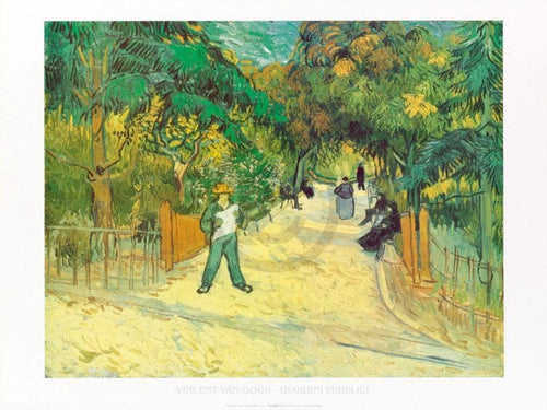 Vincent Van Gogh Giardini Publici Art Print 80x60cm | Yourdecoration.com