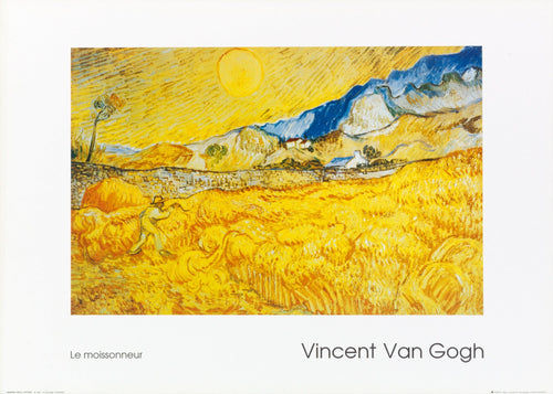 Vincent Van Gogh Il Mietitore Art Print 70x50cm | Yourdecoration.com