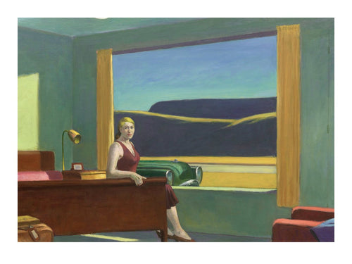 PGM Edward Hopper Western Motel 1957 Art Print 40x30cm | Yourdecoration.com