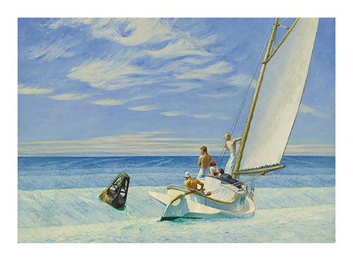 PGM Edward Hopper Ground Swell Art Print 40x30cm | Yourdecoration.com
