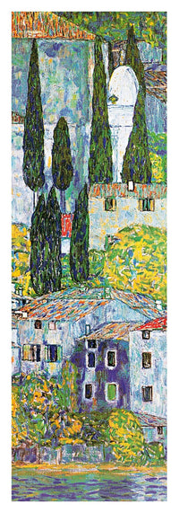Gustav Klimt Chiesa a cassone sul garda Art Print 35x100cm | Yourdecoration.com