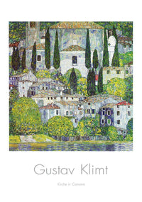 Gustav Klimt Kirche in Cassone Art Print 70x100cm | Yourdecoration.com