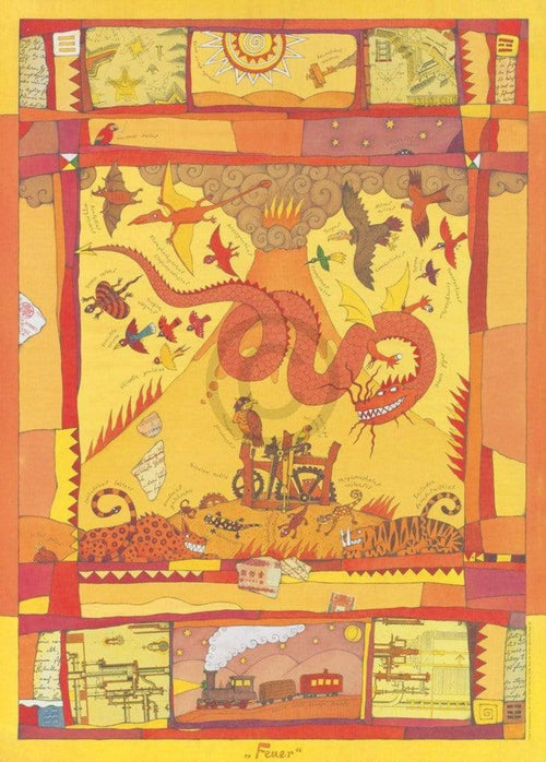 Vitali P. Konstantinov Feuer Art Print 48x67cm | Yourdecoration.com