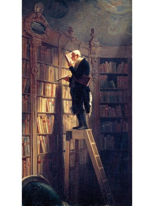 Carl Spitzweg Der Bücherwurm Art Print 60x80cm | Yourdecoration.com