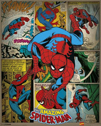 Pyramid Marvel Comics Spider Man Retro Poster 40x50cm | Yourdecoration.com