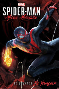 Pyramid Spider Man Miles Morales Cybernetic Swing Poster 61x91,5cm | Yourdecoration.com