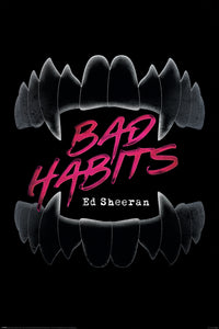 Pyramid Ed Sheeran Bad Habits Poster 61x91,5cm | Yourdecoration.com