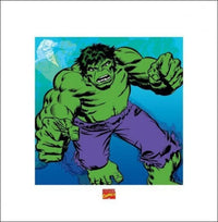 Pyramid Hulk Marvel Comics Art Print 40x40cm | Yourdecoration.com
