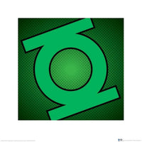 Pyramid DC Comics Green Lantern Symbol Art Print 40x40cm | Yourdecoration.com