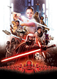 Komar Star Wars EP9 Movie Poster Rey Fotobehang 184x254cm 4 delig | Yourdecoration.com