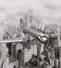 Dimex Airplane Wall Mural 225x250cm 3 Panels | Yourdecoration.com