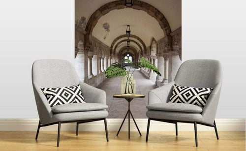 Dimex Ancient Corridor Wall Mural 225x250cm 3 Panels Ambiance | Yourdecoration.com