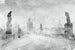 Dimex Charles Bridge Abstract II Wall Mural 375x250cm 5 Panels | Yourdecoration.com