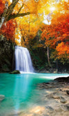 Dimex Deep Forest Waterfall Wall Mural 150x250cm 2 Panels | Yourdecoration.com