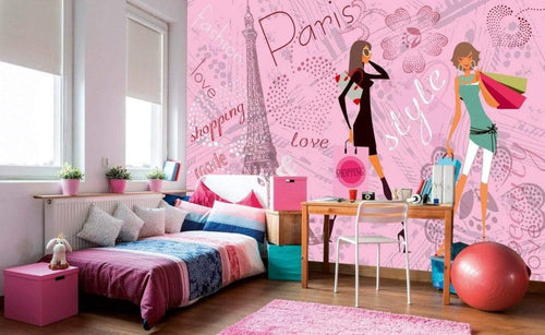 Dimex Paris Style Wall Mural 375x250cm 5 Panels Ambiance | Yourdecoration.com