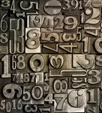 Dimex Typeset Wall Mural 225x250cm 3 Panels | Yourdecoration.com