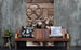 Dimex Vintage Garage Wall Mural 150x250cm 2 Panels Ambiance | Yourdecoration.com