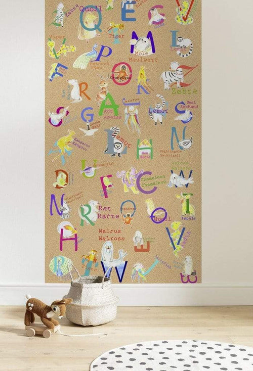 Komar Animals A Z Non Woven Wall Mural 100x250cm 1 baan Ambiance | Yourdecoration.com