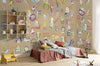 Komar Animals A Z Non Woven Wall Mural 500x250cm 5 Panels Ambiance | Yourdecoration.com