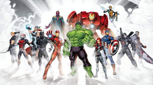Komar Avengers Unite Non Woven Wall Mural 500x280cm 10 Panels | Yourdecoration.com