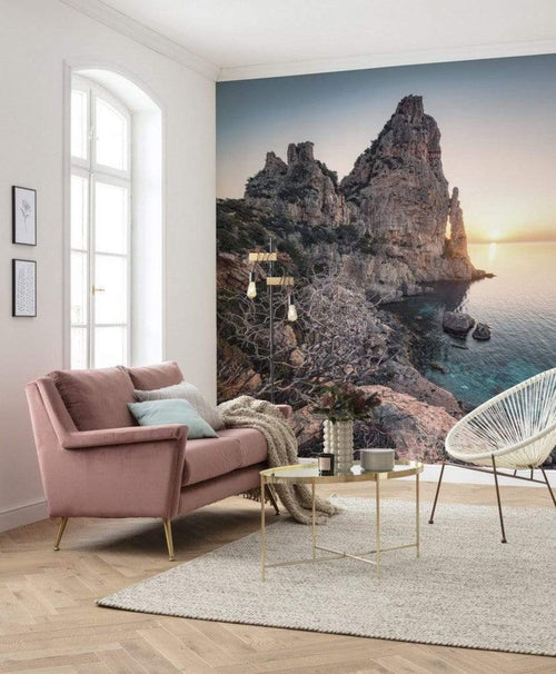 Komar Colors of Sardegna Non Woven Wall Mural 250x280cm 5 Panels Ambiance | Yourdecoration.com