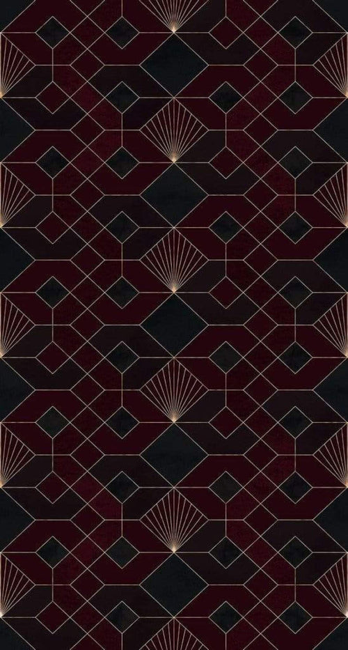 Komar Coquilles Rouges Non Woven Wall Mural 150x280cm 3 Panels | Yourdecoration.com