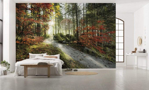 Komar Feuerzungen Non Woven Wall Mural 450x280cm 9 Panels Ambiance | Yourdecoration.com