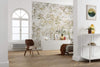 Komar Golden Feathers Non Woven Wall Mural 300x280cm 6 Panels Ambiance | Yourdecoration.com