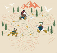 Komar Mickey Meets the Mountain Non Woven Wall Mural 300x280cm 6 Panels | Yourdecoration.com