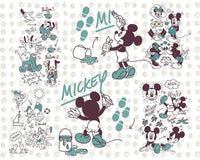 Komar Mickey and Friends Non Woven Wall Mural 350x250cm 7 Panels | Yourdecoration.com