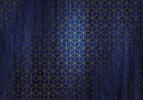 Komar Mystique Bleu Non Woven Wall Mural 400x280cm 8 Panels | Yourdecoration.com