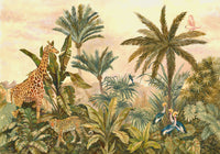 Komar Non Woven Wall Mural Iax8 0005 Tropical Vintage Garden | Yourdecoration.com