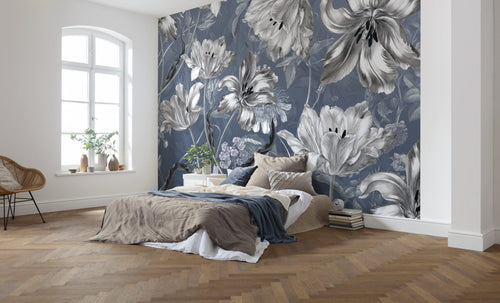 Komar Non Woven Wall Mural X7 1041 Merian Blue Interieur | Yourdecoration.com