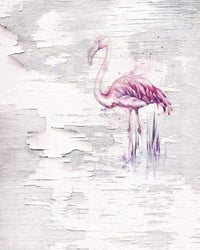 Komar Pink Flamingo Non Woven Wall Mural 200x250cm 2 Panels | Yourdecoration.com