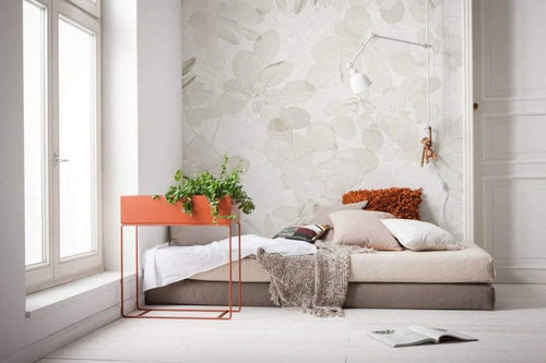 Komar Sheer Grey Non Woven Wall Mural 400x250cm 4 Panels Ambiance | Yourdecoration.com