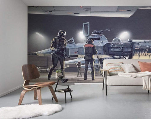 Komar Star Wars Classic RMQ Yavin Y Wing Non Woven Wall Mural 500x250cm 10 Panels Ambiance | Yourdecoration.com