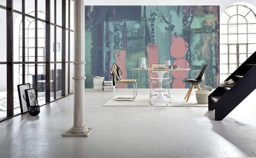 Komar Stems Blooming Non Woven Wall Mural 500x280cm 5 Panels Ambiance | Yourdecoration.com