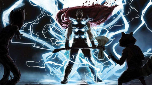 Komar Thor God of Thunder Non Woven Wall Mural 500x280cm 10 Panels | Yourdecoration.com
