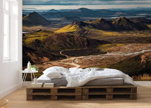 Komar Urwelten Non Woven Wall Mural 400x250cm 4 Panels Ambiance | Yourdecoration.com