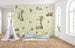 Komar Winnie Pooh Friends Non Woven Wall Mural 300x280cm 6 Panels Ambiance | Yourdecoration.com