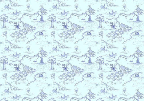 Komar Winnie Pooh Pat Non Woven Wall Mural 400x280cm 8 Panels | Yourdecoration.com