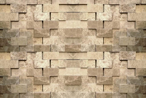 Wizard+Genius 3D Stone Wall Non Woven Wall Mural 384x260cm 8 Panels | Yourdecoration.com