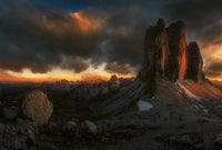 Wizard+Genius Dolomites Italy Non Woven Wall Mural 384x260cm 8 Panels | Yourdecoration.com